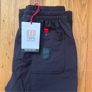 NWT Topo Designs Boulder Pant Size Extra Small Black
